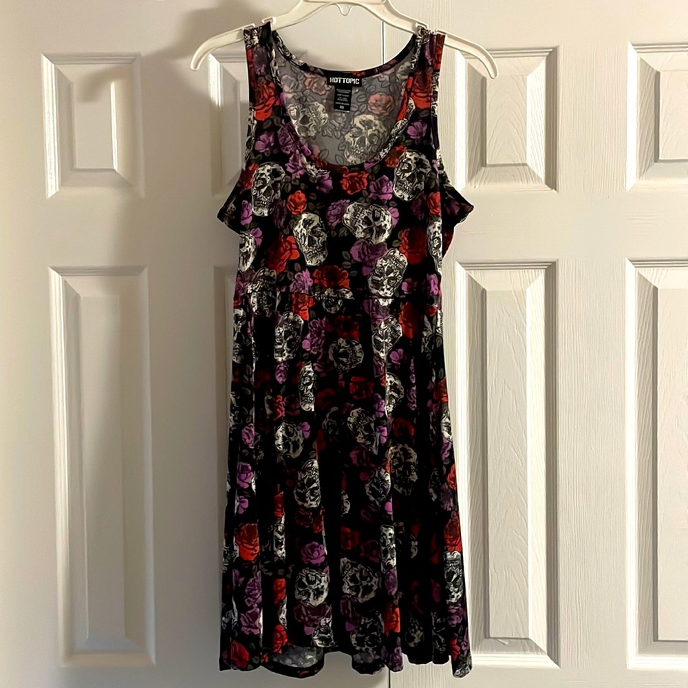 Hot Topic Floral Skull Dress